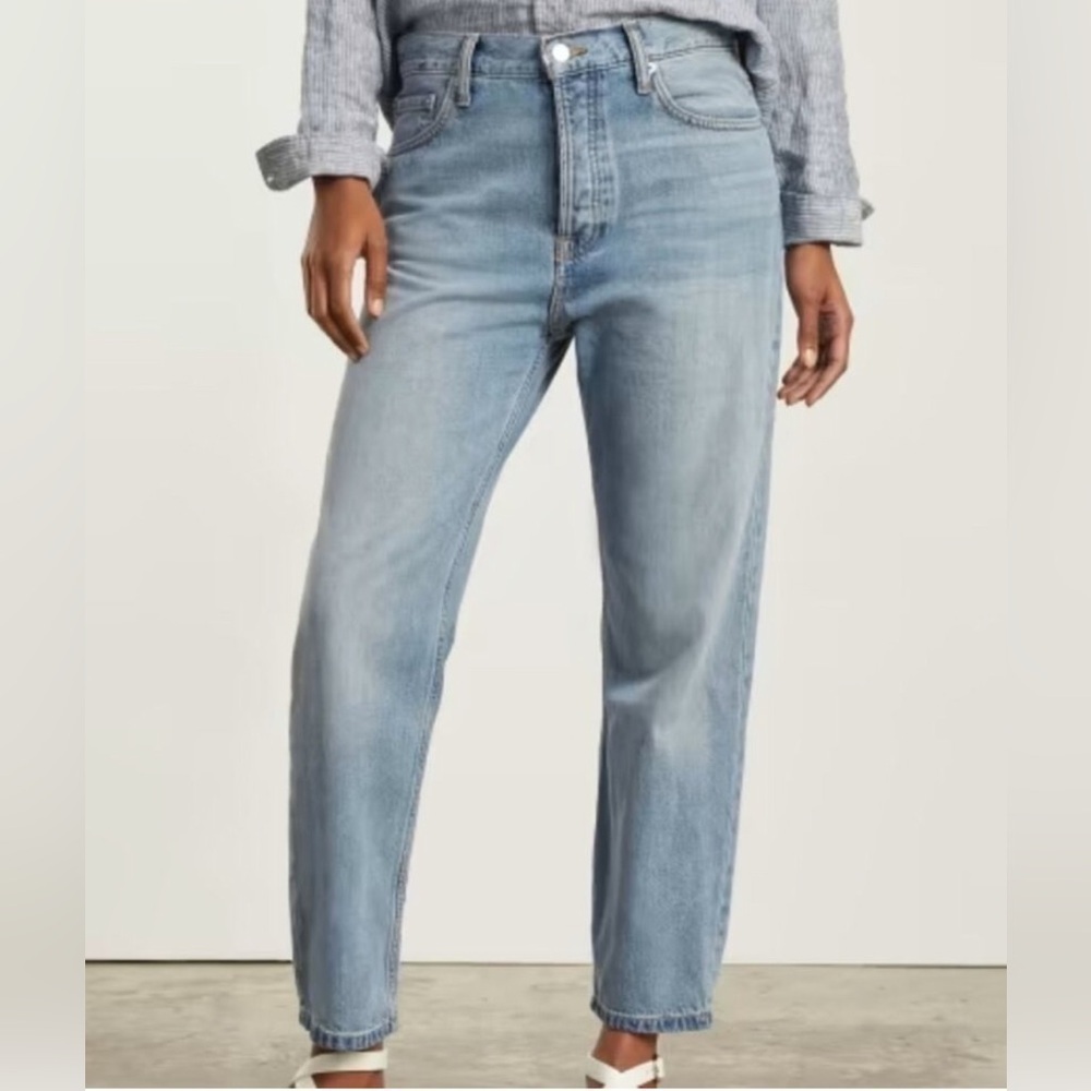 Everlane Women’s High Rise Boyfriend Jeans Medium Blue Sz 28